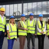 Michelle O'Neill on her visit to PGIM in Letterkenny