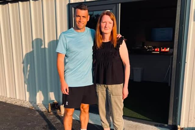 Séamus Coleman visited the updated Sandfield Pitch and Putt course near Ardara