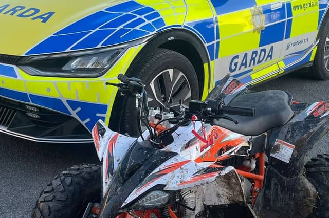 Donegal gardai have issued another warning about the dangers of quads.