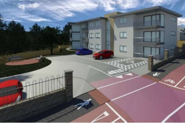 Artist's impression of proposed Oldtown apartment block