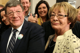  The late Mary Doherty of Carrigart with her husband Pat