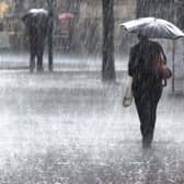 The yellow rain warning for Donegal runs on Wednesday, from 2am to 2pm.