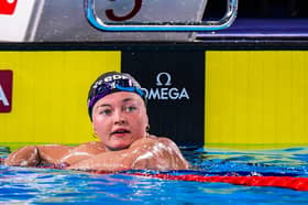 Mona McSharry after competing in the Women's 200m Breaststroke semi-final during day four of the 2026 European Aquatics Championships in Paris, France.