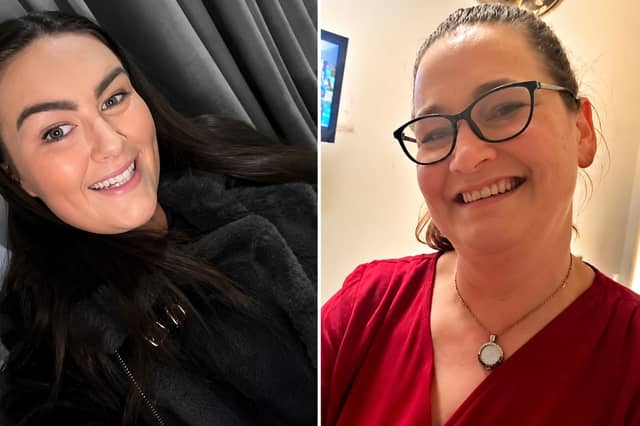 Inishowen trainee solicitors, Elaine Quinn, Burnfoot, and Michelle Doherty, Clonmany.