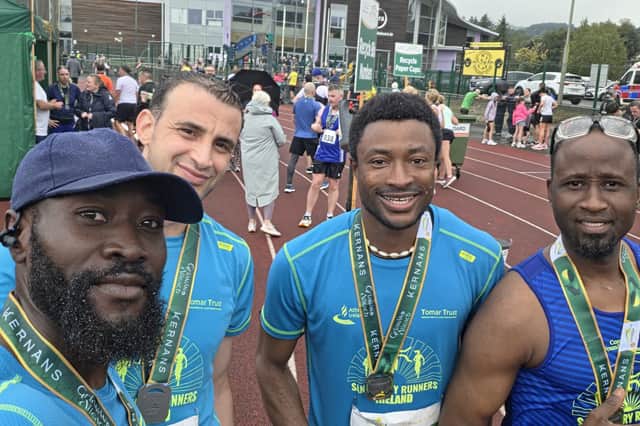 Left to right: Emmanuel Phillip, Menad, Victor and Hopsy