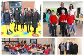 First day at the new Scoil Íosagáin