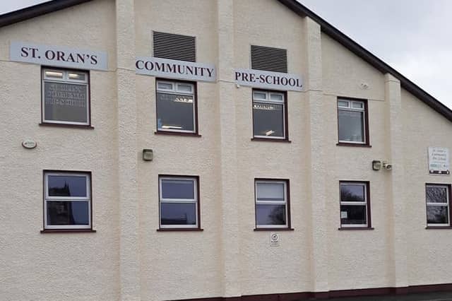 Planning permission has been granted for the retention of St Oran’s Community Preschool at the community centre building at St Oran’s National School