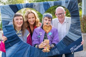 L-R Arran Murphy, Lorraine Keane, Elżbieta Klonowska and Hugh Coughlan at the launch of Relove Fashion  