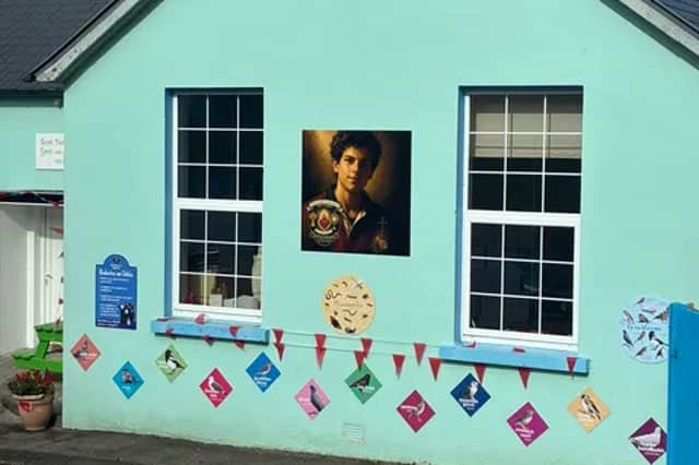 Scoil Náisiúnta Gort an Choirce has been renamed as Scoil Naomh Carlo Acutis