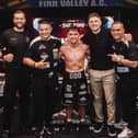 Danny Duffy with his team after Fight Night at the Valley 2 in Stranorlar in July