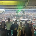 Paddy Doherty and family at Croke Park in Dublin