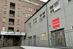 The pedestrian was taken to Sligo University Hospital