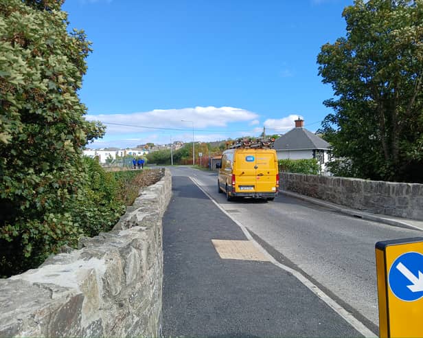 Mill Bridge is back open, but Buncrana’s one-way traffic headache remains.