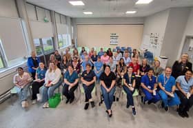 DAISY nominees from quarter three 2026 at the DAISY award ceremony at the ceremony at Letterkenny University Hospital