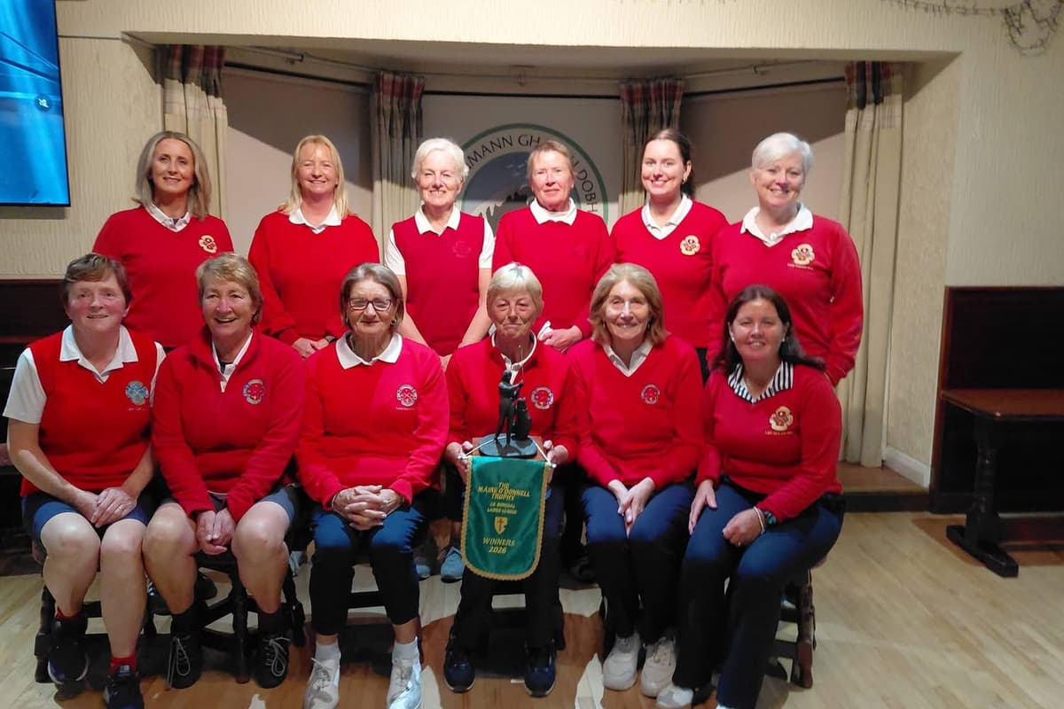 Ladies Time Sign Bundoran GC Ladies win Maire ODonnell Trophy for first time