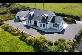 Home renovation in Donegal using Cedral Tecta Texture Slates. Slates were sourced from Coyles Homevalue, Buncrana.