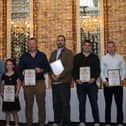 Some of the award winners at the Donegal Boxing Board Awards night