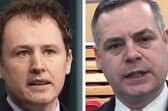  Fianna Fáil’s Charlie McConalogue and Pearse Doherty of Sinn Féin