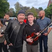 The Edge from U2 and Rían Cleary