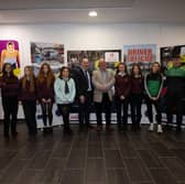 Loretto Community School students at the AXA Roadsafe Roadshow 2026
