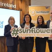 Catherine Burke, Bank Manager, Tuam Headford Cluster, Bank of Ireland; Martina Jennings, CEO, Mayo Roscommon Hospice Foundation; Audrey Duffy, Corporate Partnerships Officer, Mayo Roscommon Hospice Foundation; Michael Costello, Head of Bank of Ireland Galway Mayo