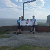 Liam O'Connor and Dáire Murphy at Malin Head
