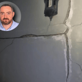Charles Ward TD documented new cracks at his house