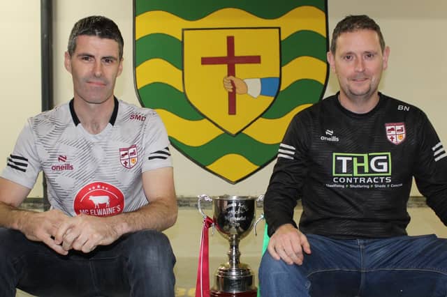 Termon's Steve McDaid and Barry Nelis