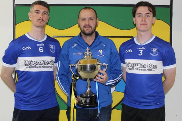 Jamie McCrea, Damien Dunnion and Aidan McHugh of Four Masters