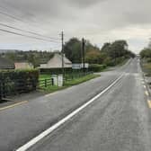 The crossroads at Glenswilly on the R250