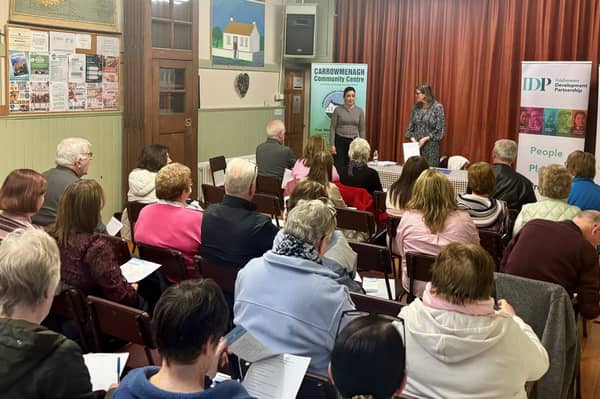 Group pictured at the Making a Will Workshop in Carrowmenagh.