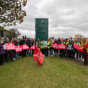Public sector workers on the picket line at ATU Donegal Letterkenny Campus 