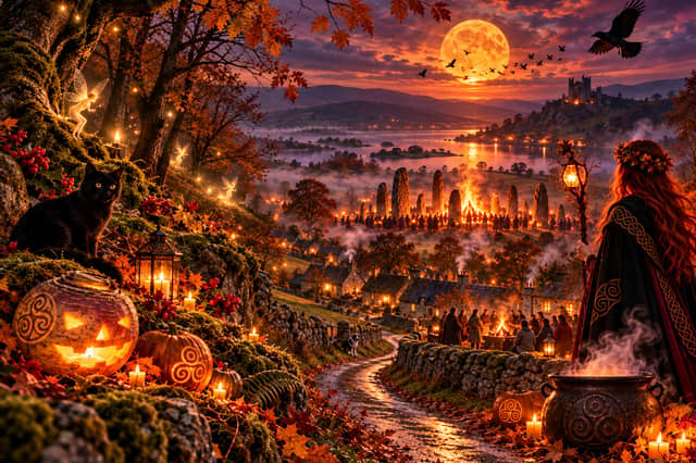 According to tradition, Samhain was a time when the veil separating our world from the ‘Otherworld’ grew particularly thin