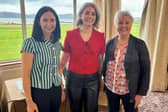 Sinead McDaid, Alannah Kerrigan and Shauna McClenaghan at the carers' event in Buncrana.