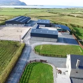 Wild Atlantic Adventure Centre at Tullagh Bay, Clonmany, where planning permission has been denied for a new glamping and wellness retreat.