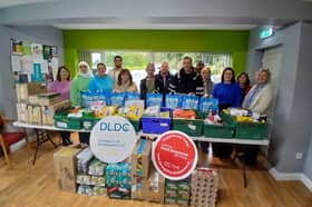 DLDC and DFRN with the food and hygiene supplies