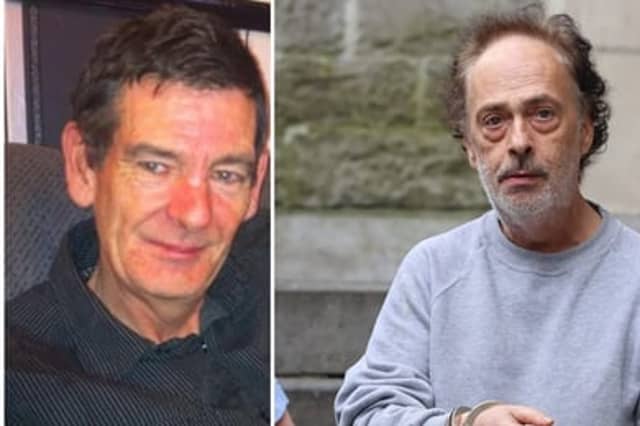 Eddie Friel (left) was found deceased in his Killybegs home. James Spendley was arrested a short time later