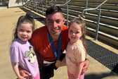 Bernard with his kids Ada and Sienna