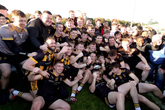 St Eunan's celebrate after winning the Donegal Senior Football Championship final on Sunday