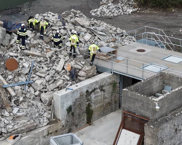 The first Urban Search and Rescue Instructor course held in Abbeyleix, Laois last September, ahead of construction of the new national training centre. 