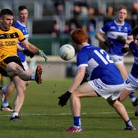 Pauric Boyle plays his part in a unique double for St Eunan's