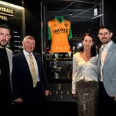 The McHughs, L-R: Mark, Martin, Patrice and Ryan, at the GAA Museum in Croke Park, as Martin was inducted into the GAA Museum Hall of Fame