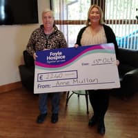 Anne’s coffee morning brews up support for three worthy causes