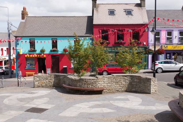The violent incident happened in the Diamond, Carndonagh at the weekend.