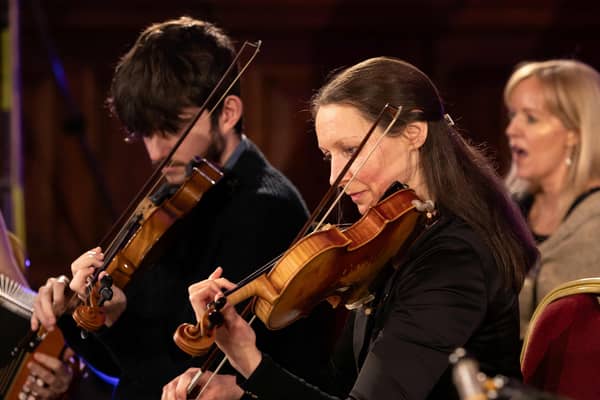 Cór Thaobh a ‘Leithid performing at St Columb's Hall, Derry City