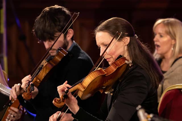 Cór Thaobh a ‘Leithid performing at St Columb's Hall, Derry City