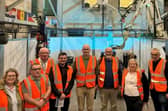 Some of the steering members of IBA at a recent site visit to Inishowen Engineering. Pictured are Josephine Noone, of Noone’s Poultry and Inishowen Engineering, Martin McDermott, Ashley Martin Shopfitters, John Farren, Ballyliffin GC, Shane Doherty, of Shane Doherty Architecture, Paul McGonigle IDP, Anthony Doogan, Go Visit Inishowen, Maureen Cuddidhy, Welditz and Andrew Ward IDP.