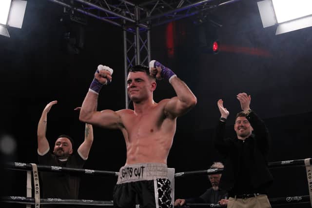 Rhys Owens after his victory in Letterkenny