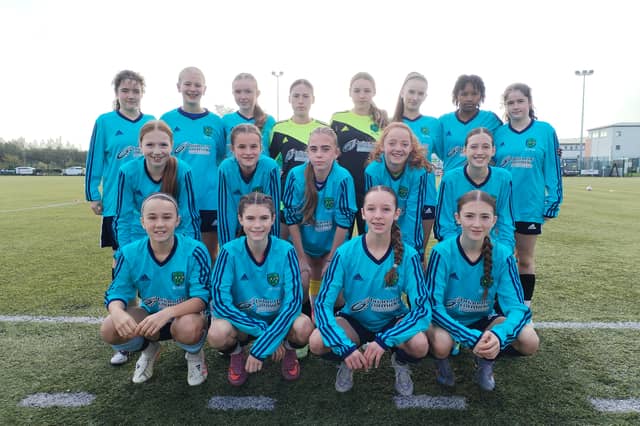 The Ulster ladies U-15 schools squad