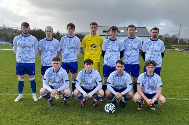 The Ballybofey United side that progressed on Sunday